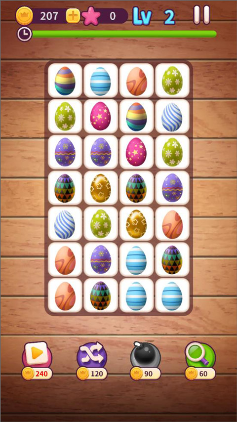 方块消除连连看游戏