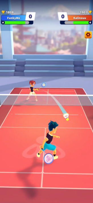 扣杀羽毛球3D游戏