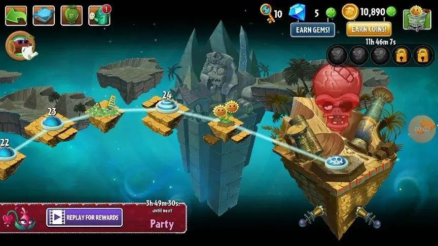 植物大战僵尸2内置功能菜单破解版2025 v12.7.1安卓版